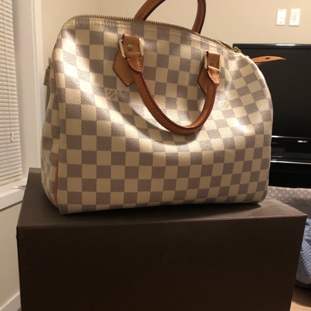Louis Vuitton Speedy 30 Damier Azur Canvas